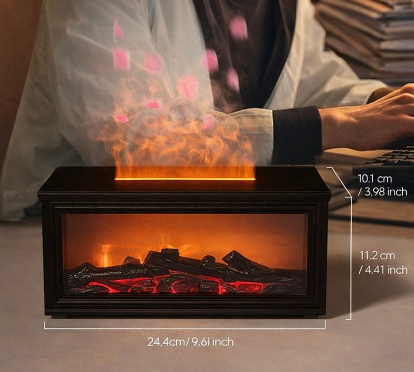 Aroma difuzér s efektem krbu + 6 OLEJÍČKŮ ZDARMA