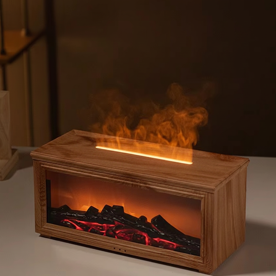 Aroma difuzér s efektem krbu + 6 OLEJÍČKŮ ZDARMA